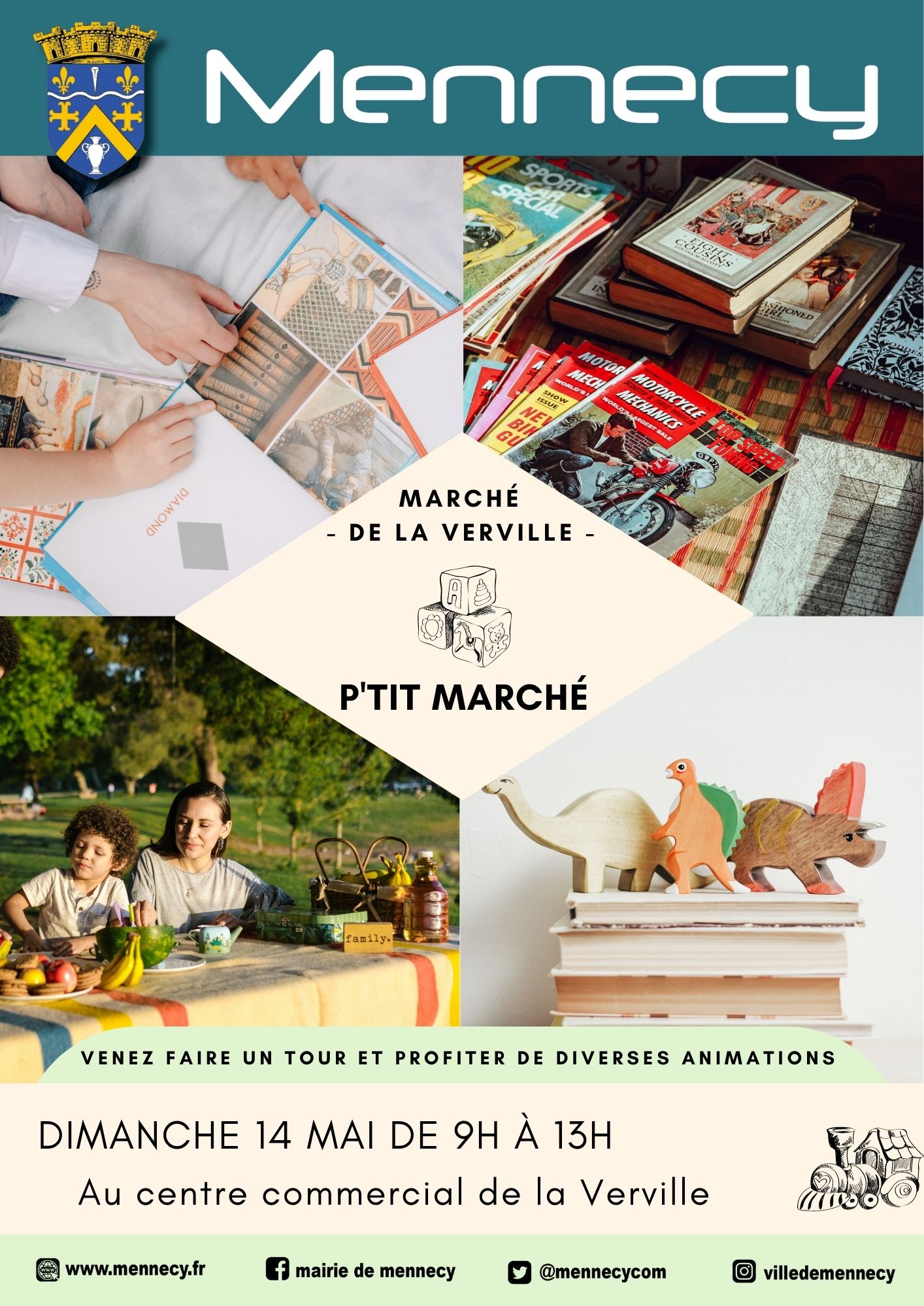 Marché de la Verville : p'tit marché - CC Val d'Essonne