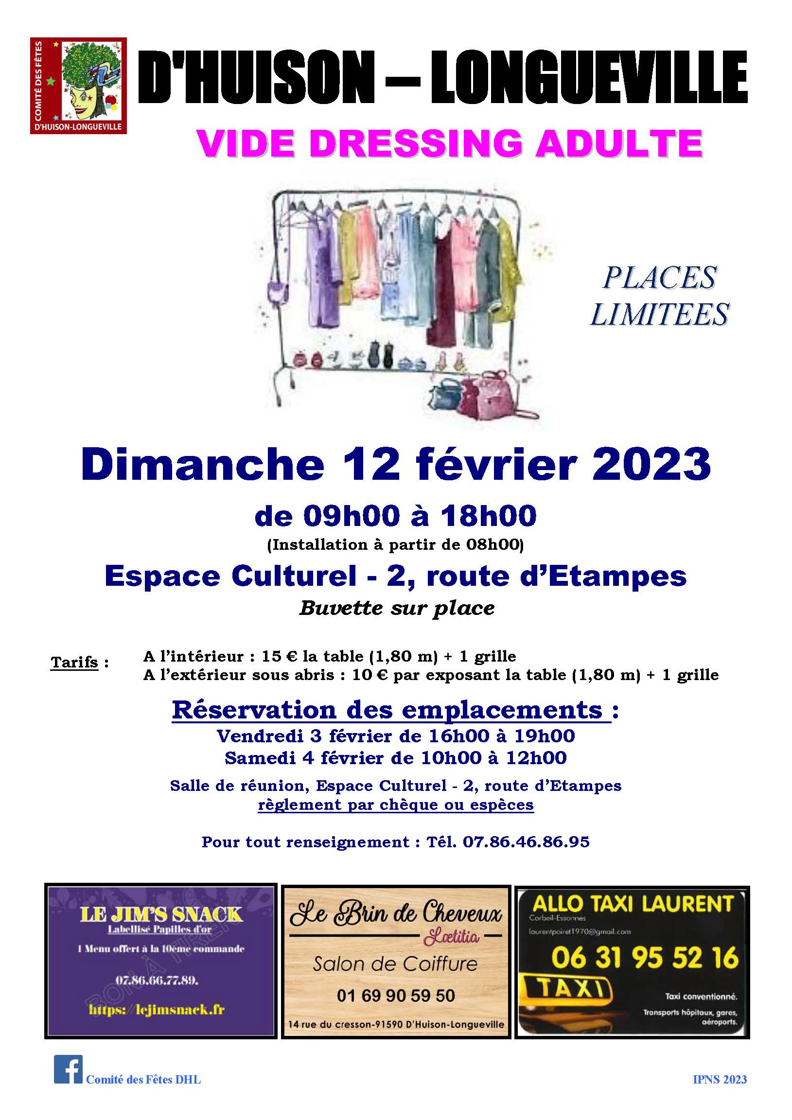 Vide dressing adulte - Tract Jpg