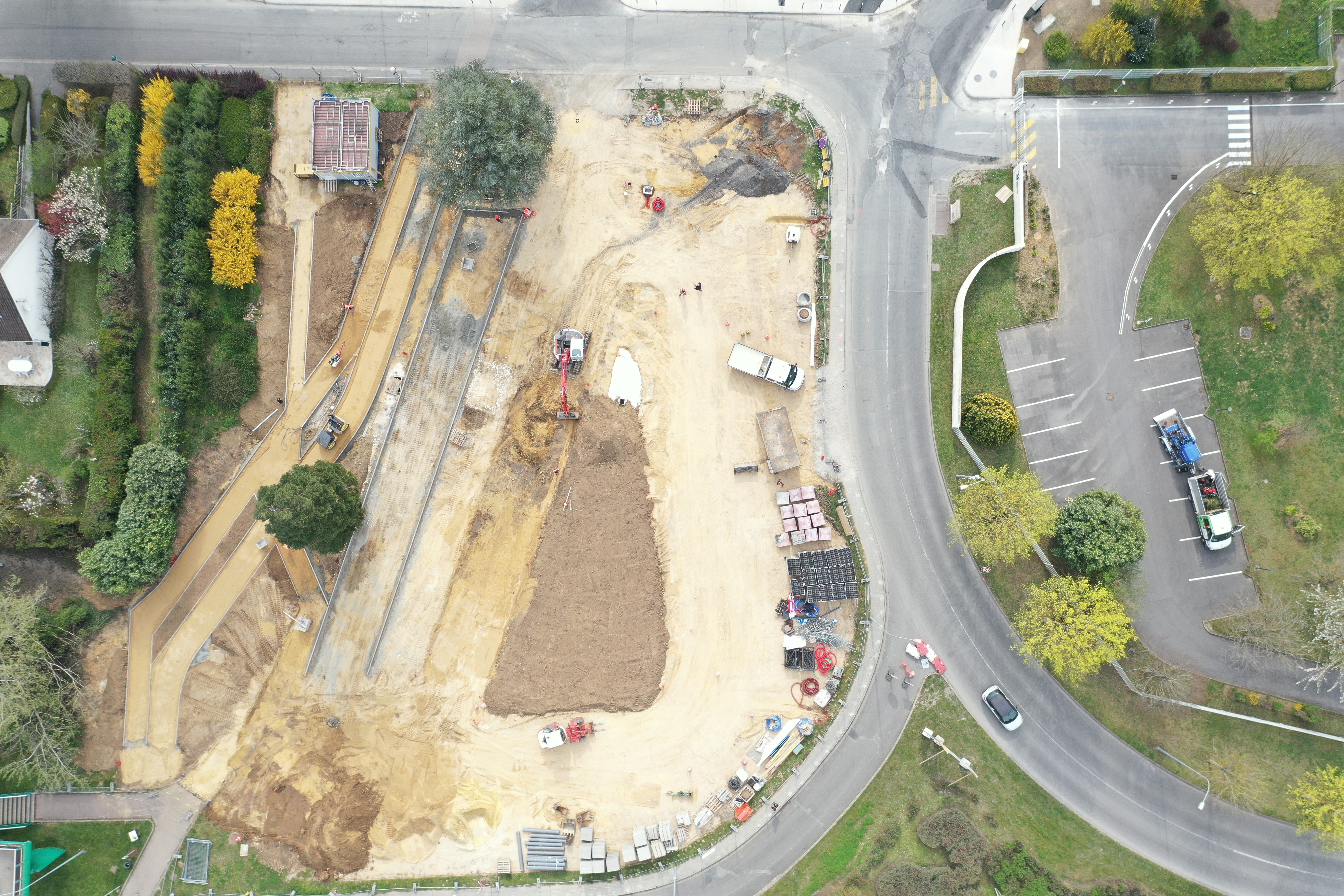 Travaux d'entrée de ville : Parking de l'Aquastade - Grandsprojets 2 Jpg