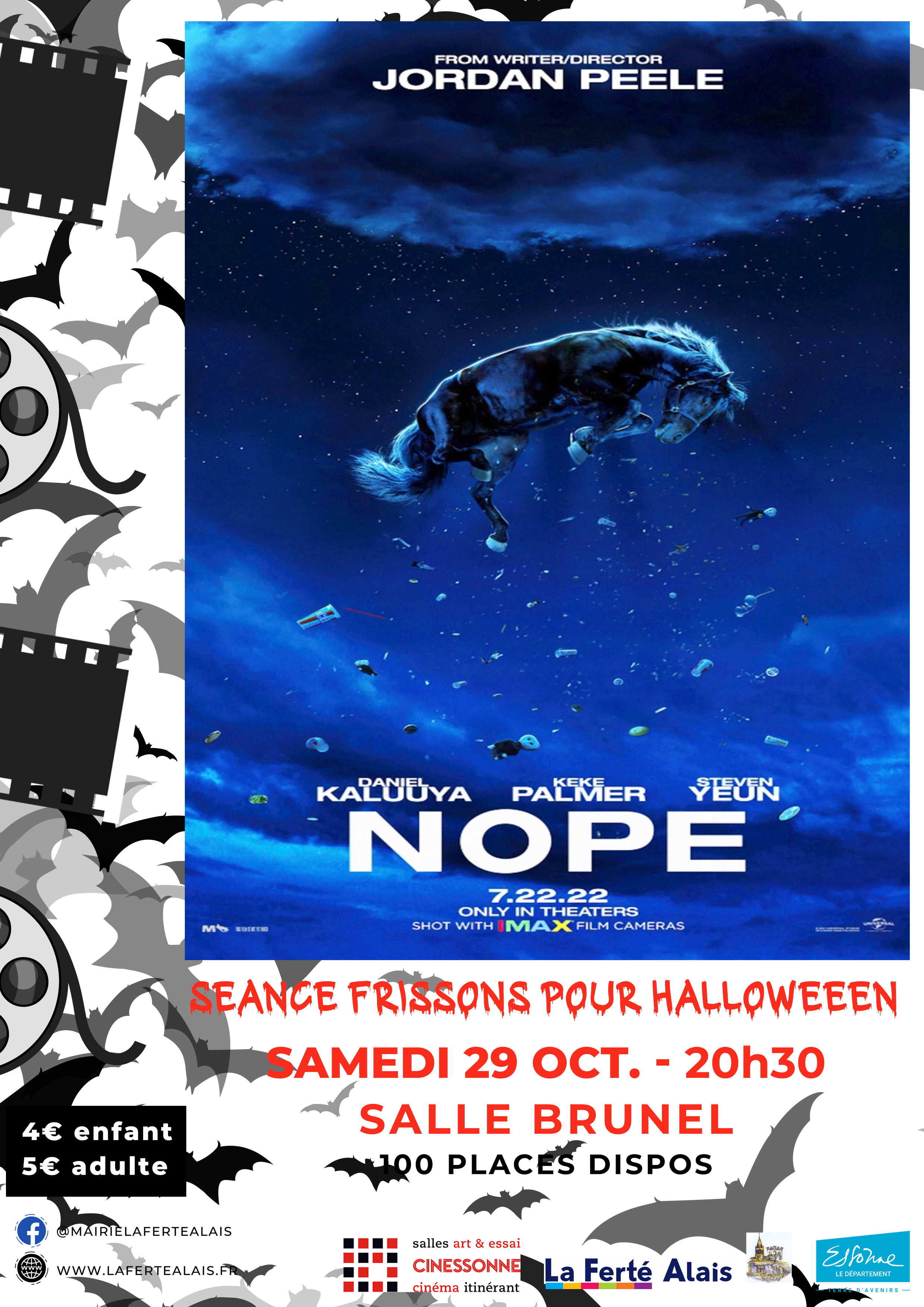 Ciné Halloween : Nope  - Affiche Cinema Nope Png