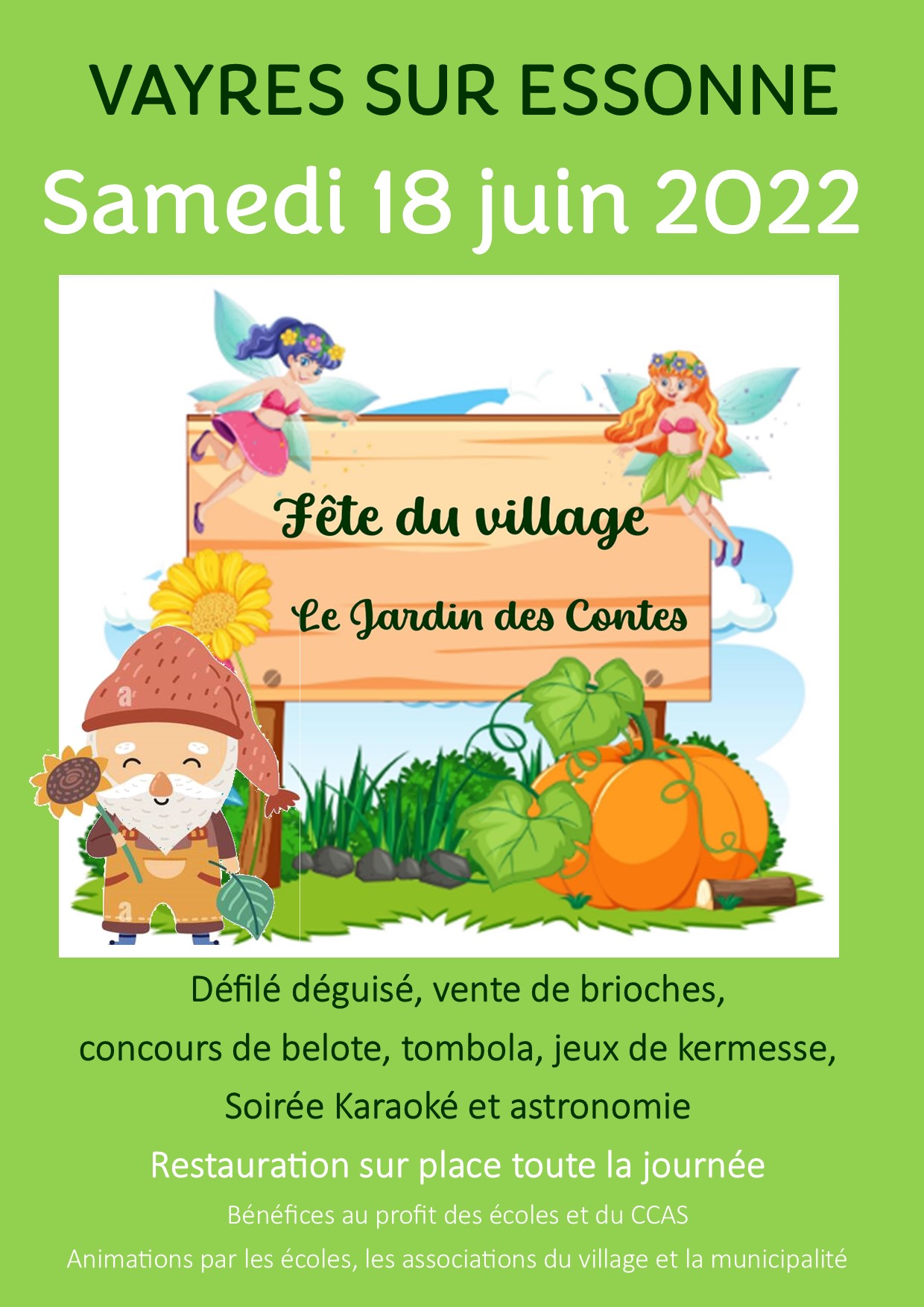 Fête du Village - Affiche Jardin Des Contes 1 Jpg