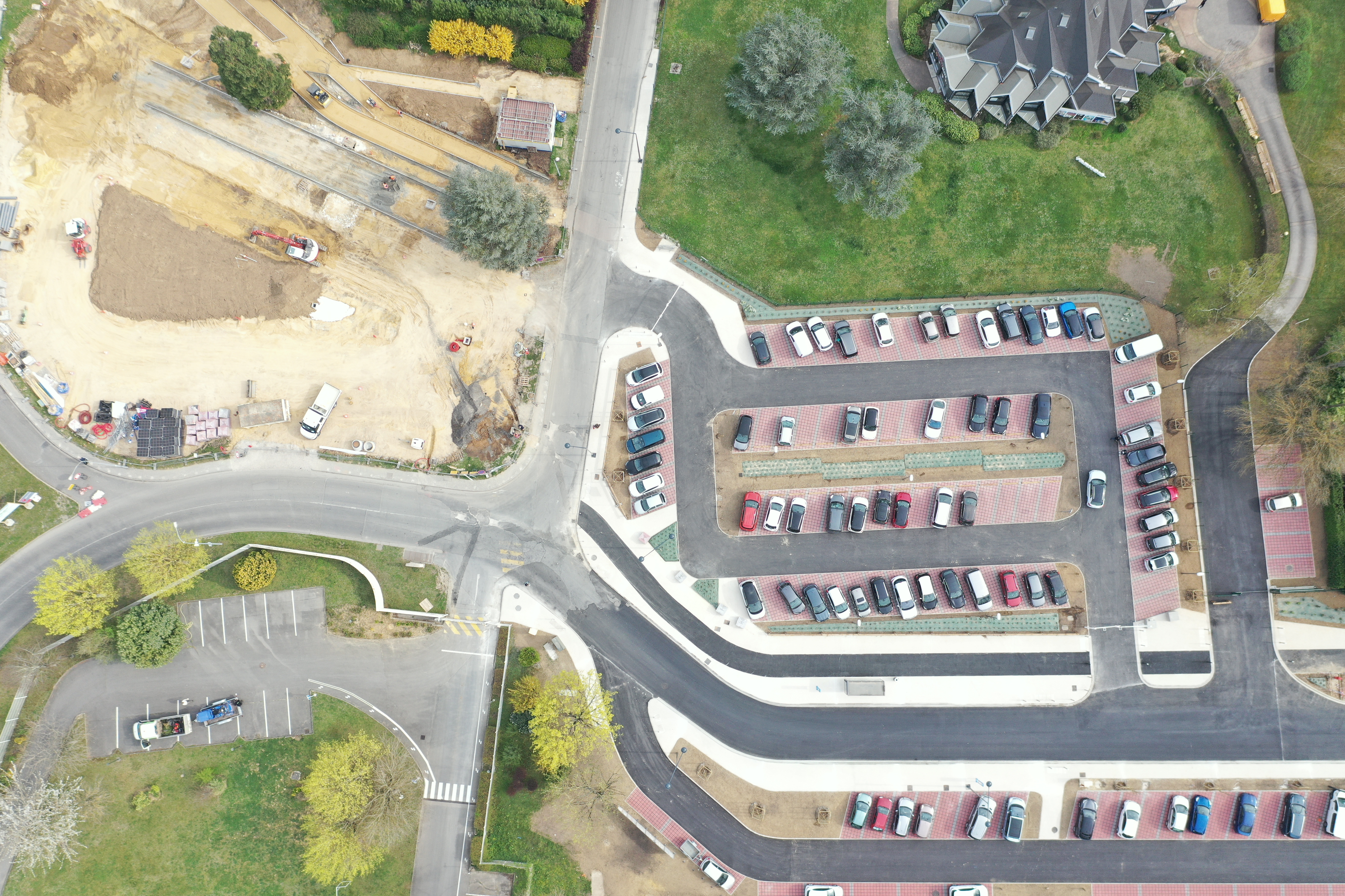 Travaux d'entrée de ville : Parking de l'Aquastade - Grandsprojets Jpg