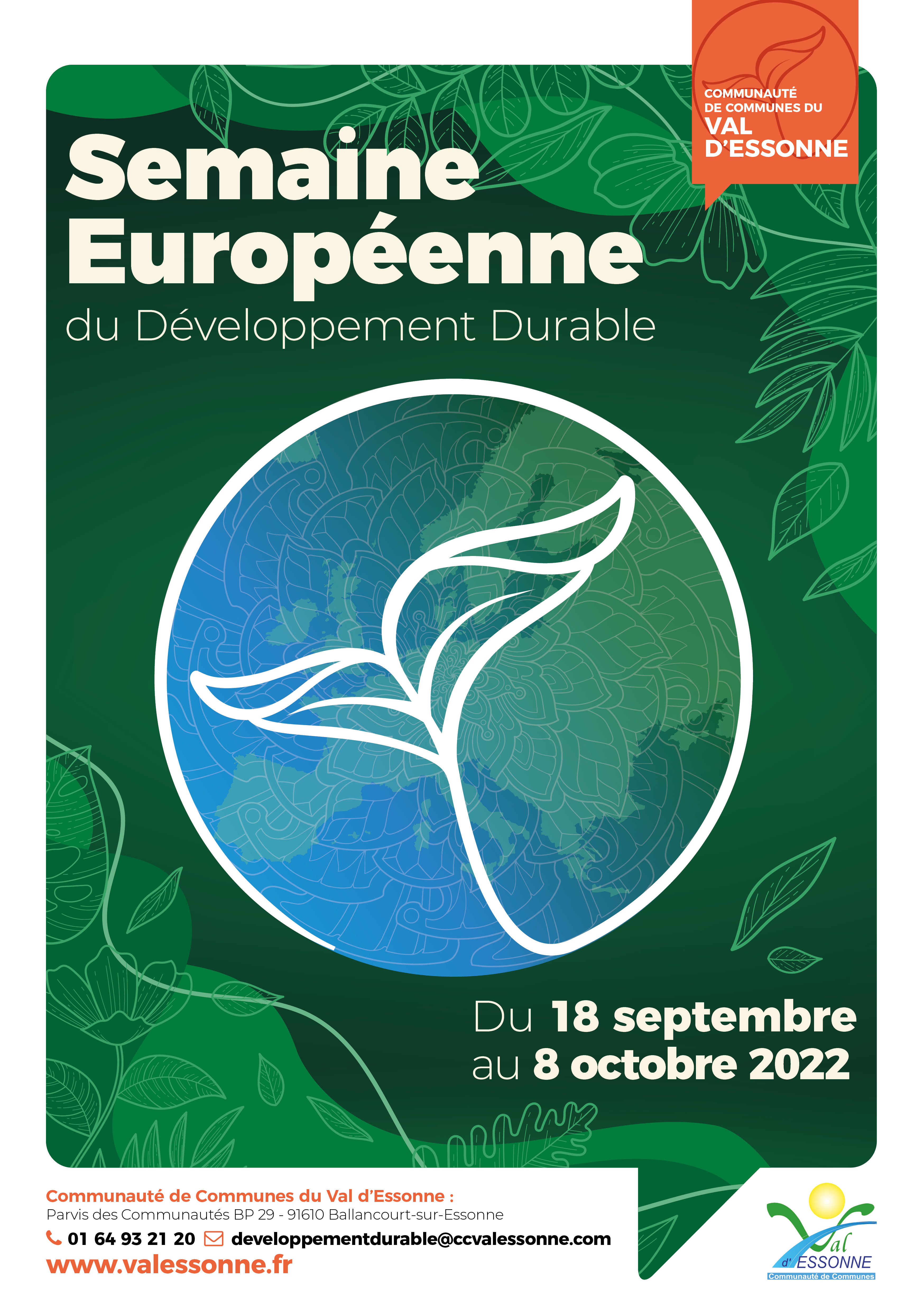 Transition écologique des TPE-PME et en pratique ? - Semaine Européenne du Développement Durable - Flyer Sedd 2022 Jpg