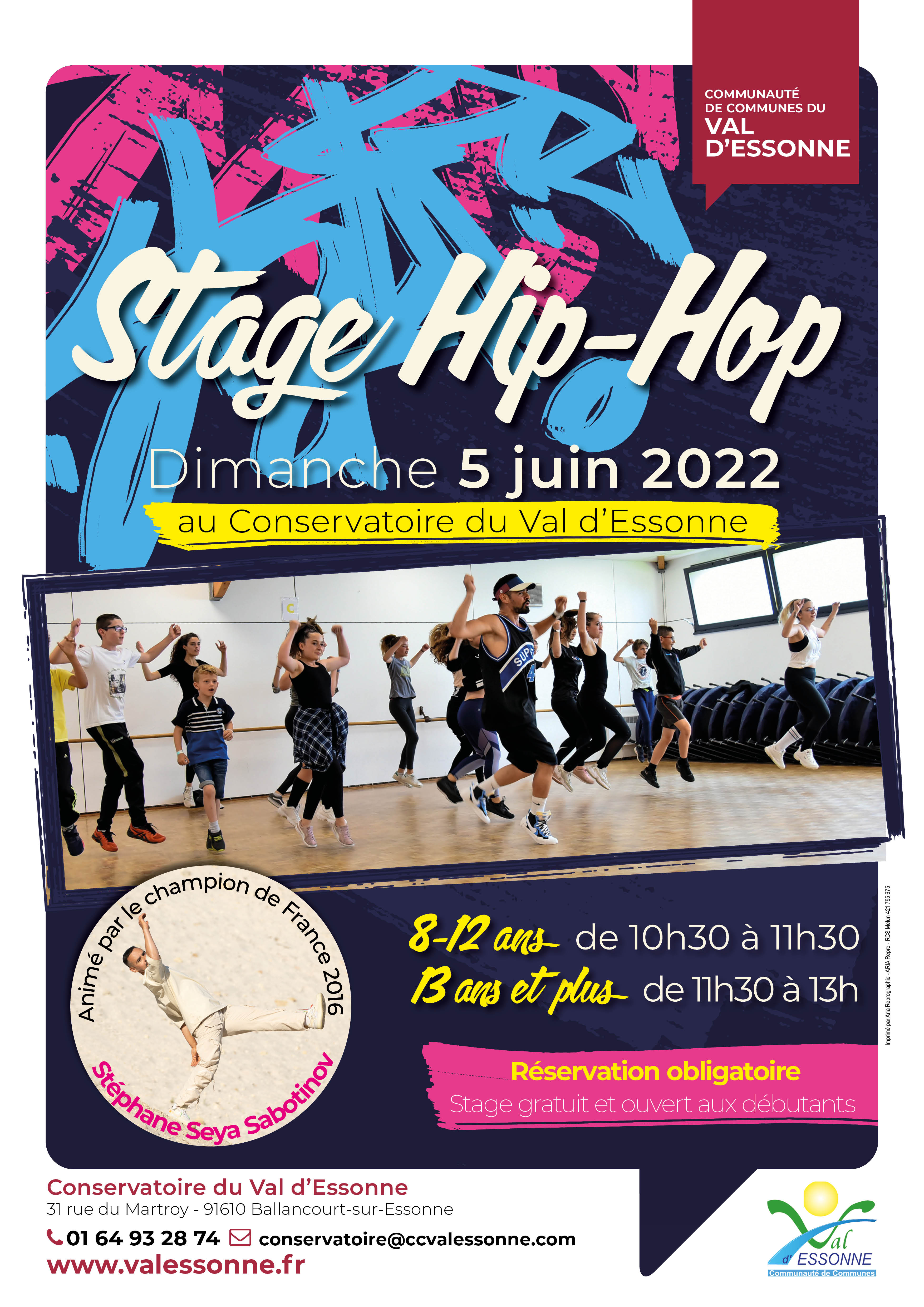 Stage hip-hop - Stage Hiphop Conservatoire Mai 2022 Jpg