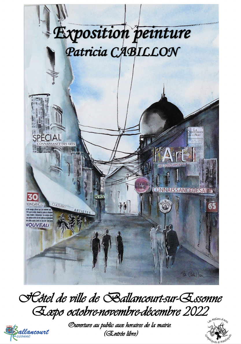 Exposition de l'artiste Patricia Cabillon à Ballancourt !  - Patricia Cabillon 2022 Def Png