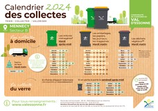 Publications : Calendriers de collecte - CC Val d'Essonne