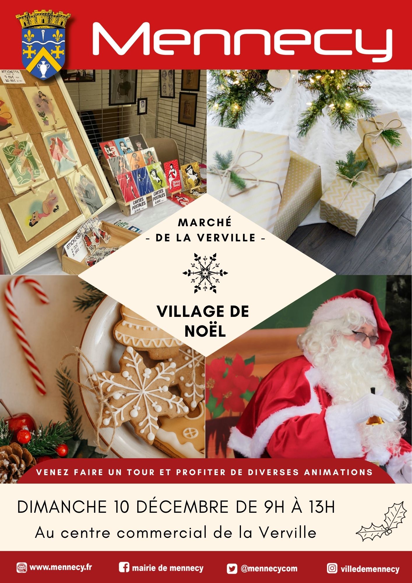Marché de la Verville : village de noël - Marche Village De Noel 2023 Jpg