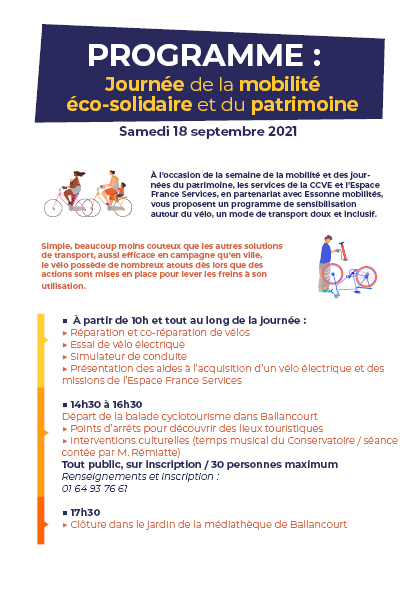 Journée de la mobilité éco-solidaire et du patrimoine - Flyer 2