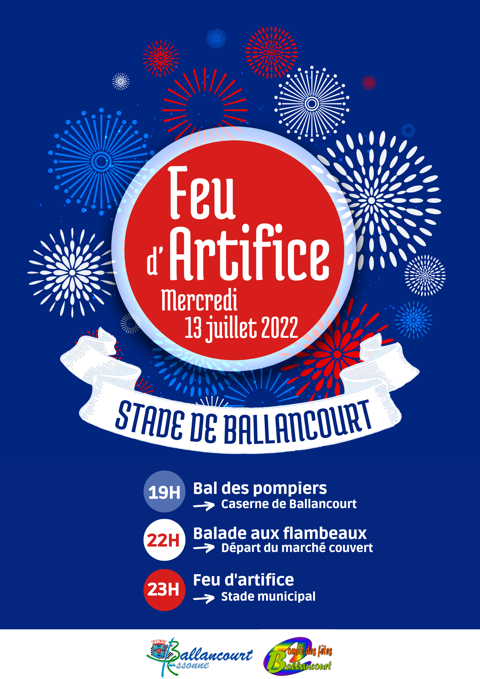 Feu d’Artifice à Ballancourt - Fete Nationale 13 Juillet 2022 Png
