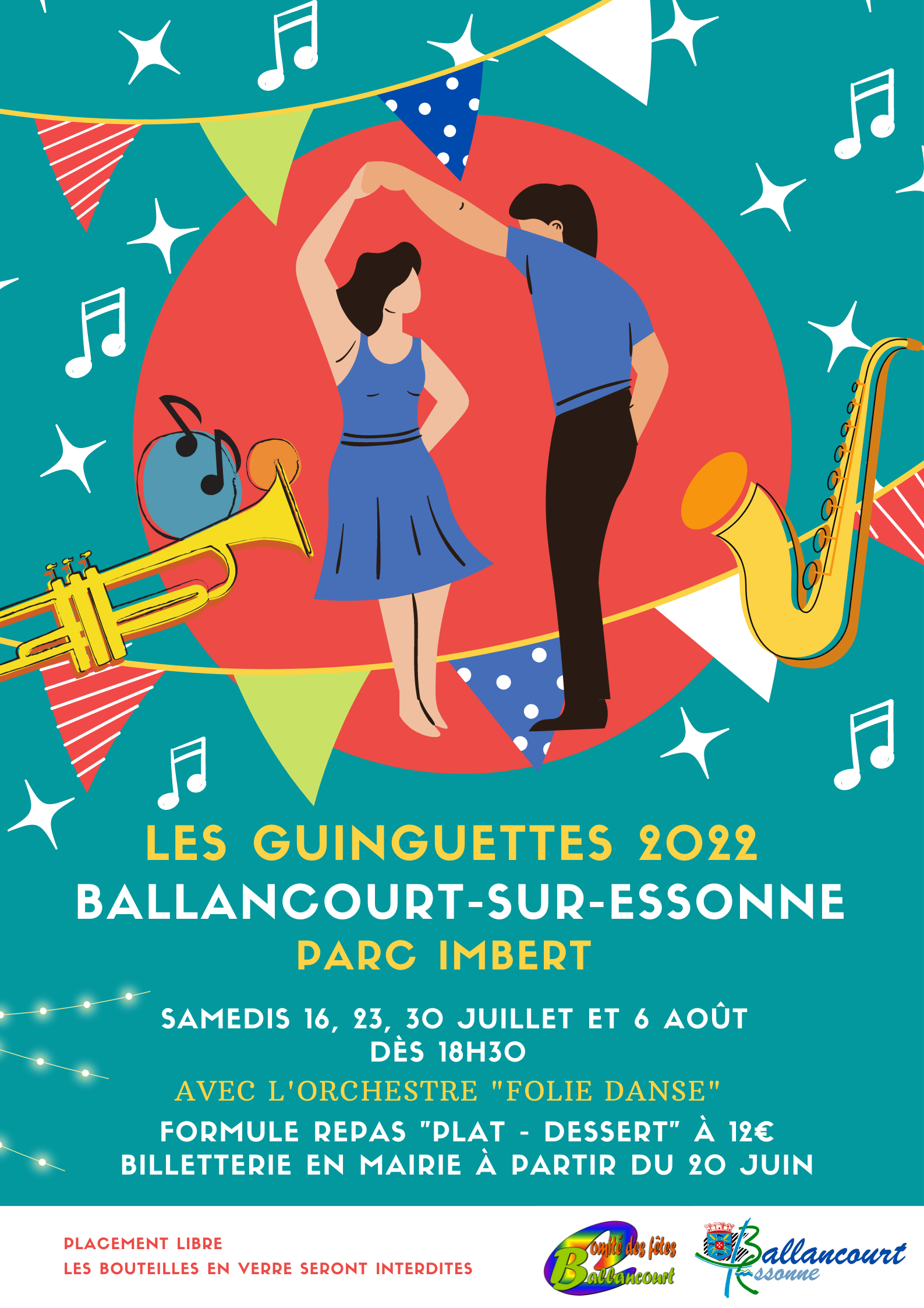 Les Guinguettes Estivales reviennent à Ballancourt !  - Les Guinguettes 2022 Png