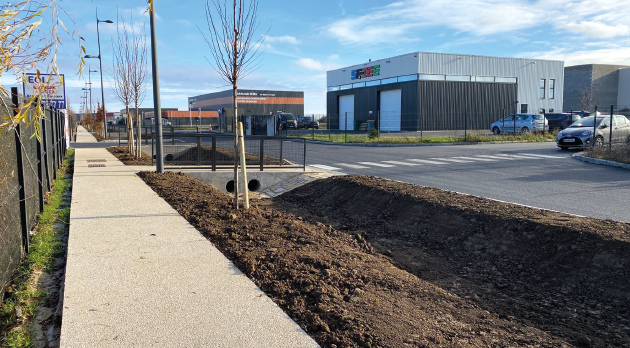 Fin des travaux d'aménagement de la ZAE de Montvrain 2 - Montvrain 2
