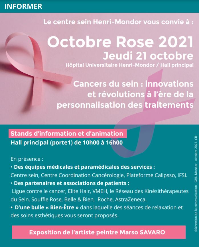 Octobre Rose et l'Hôpital Henri-Mondor - Ootbrrosechmapcueil
